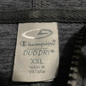 Women’s champion XXL gray zip hoodie